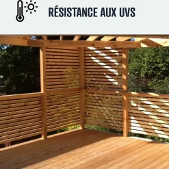 Huile de lin cuite pour entretien des bois, parquets, meubles, terrasse, pierres naturelles - 1 L - ARCANE INDUSTRIES