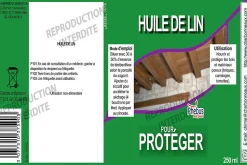 Huile de lin protection et entretien Phebus 250ml
