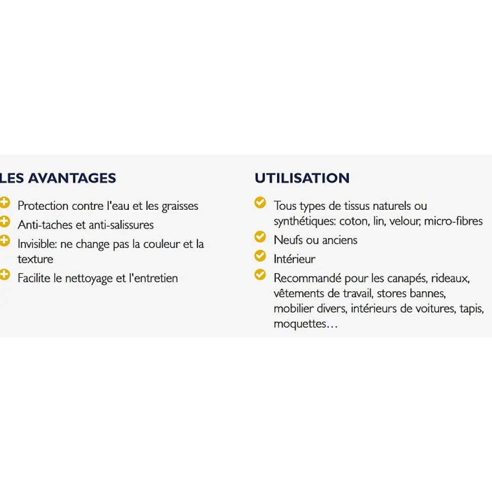 Imperméabilisant Antitache Tissu TEXGUARD aérosol 400ml Aérosols Cuir Velours Hydrofuge Invisible Canapé Tapis Rideau Moquette