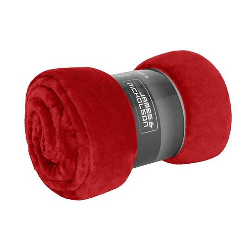 James and Nicholson - Couverture Rouge (180 cm x 130 cm)