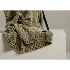 Jeté de canapé en polyester chenille Ally 170x130 cm