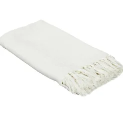 Jeté de canapé gaufré en coton 130x160 cm