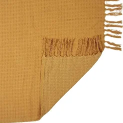 Jeté de canapé gaufré en coton 130x160 cm