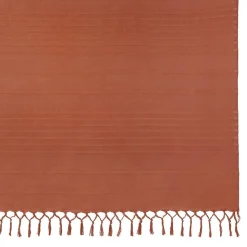 Jeté de lit Anjali 220x160 terracotta en coton - Atmosphera
