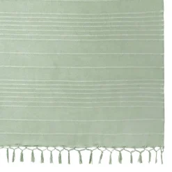 Jeté de lit Anjali 220x160 vert céladon en coton - Atmosphera
