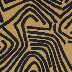 Jeté de lit avec des impressions ethniques (240x260 cm - Orange)