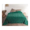 Jeté de lit "Calisson" - 230x250cm - Vert emeraude