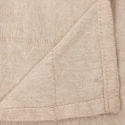 Jeté de lit Pollie coton 220x240cm- Beige- Atmosphera