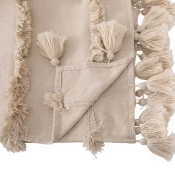 Jeté de lit "Row" - beige - 130x180 cm - Atmosphera