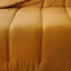 Jeté de lit uni (180x240 cm - Jaune Curry)