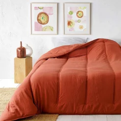 Jeté de lit uni (180x240 cm - Terracotta)