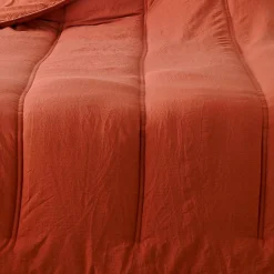 Jeté de lit uni (180x240 cm - Terracotta)