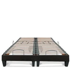 Jeu de 2 sommiers électriques Amiral 2x70x190 cm Lattes