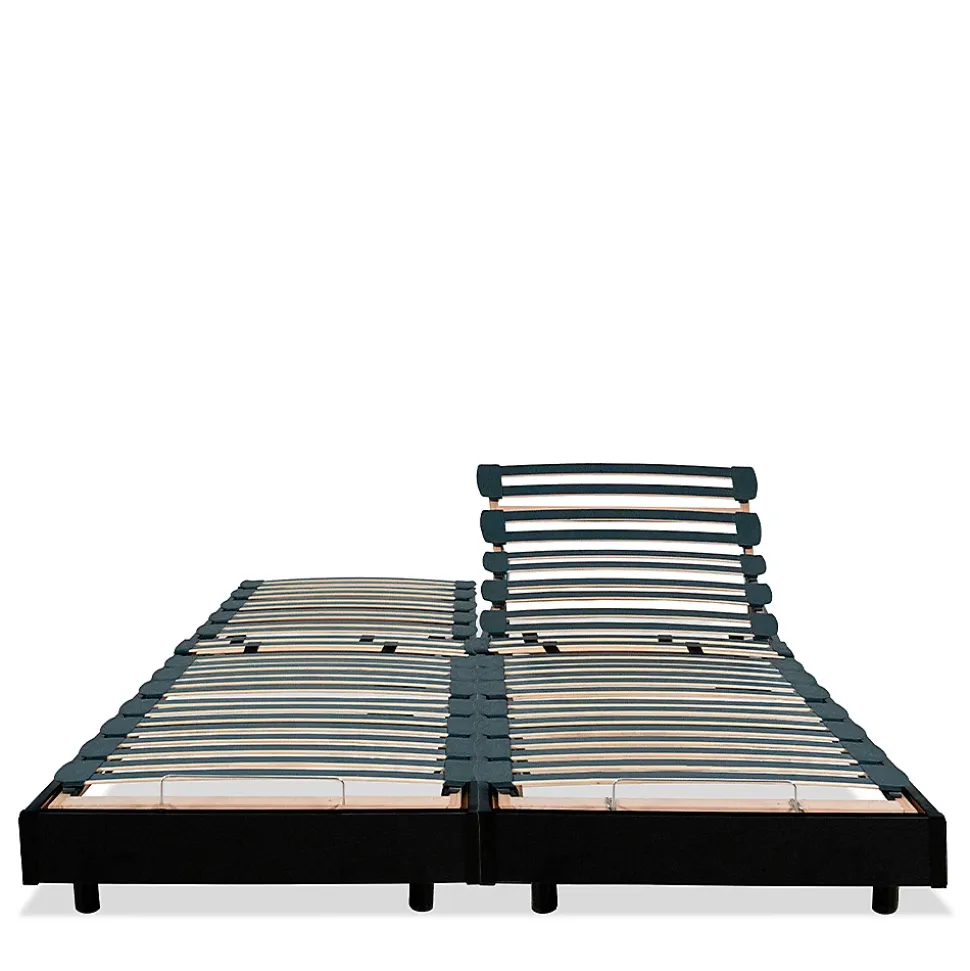 Jeu de 2 sommiers électriques Flex 2x80x200 cm Lattes