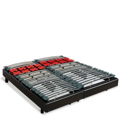 Jeu de 2 sommiers électriques Bodysoft 2x80x200 cm Lattes & Plots