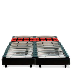 Jeu de 2 sommiers électriques Bodysoft 2x80x200 cm Lattes & Plots