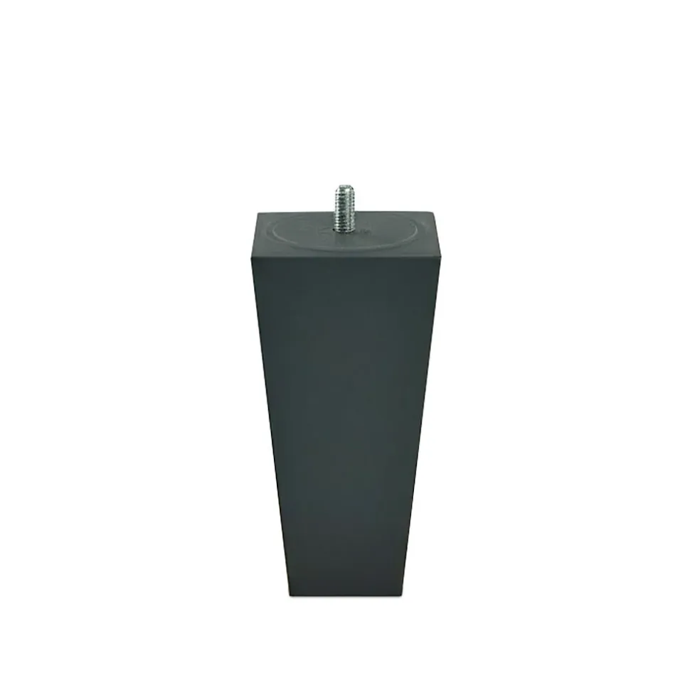 Jeu de pieds de lit triangulaires Gris Hauteur 16 cm (lot de 4)