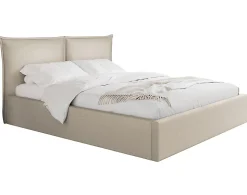 John - lit coffre - 180x200 cm - en velours - sommier inclus - Best Mobilier