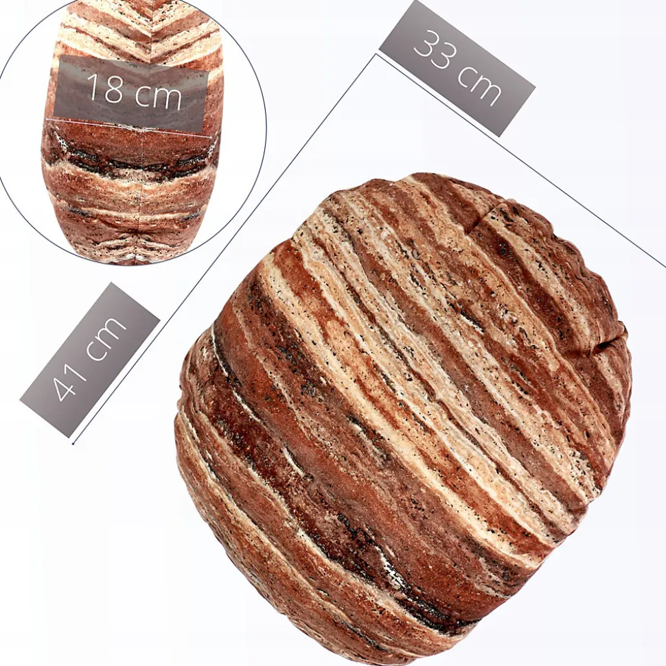 KADAX Oreiller décoratif Jasiek 38x30cm doux