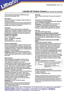 KF Enlève-Ciment - Enlève-ciment céramique - Lithofin - 5 L