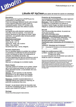 KF HyClean - Nettoyage rapide et quotidien de la céramique - Lithofin - 0,5 L - Spray