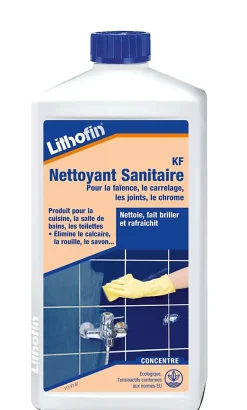 KF Nettoyant Sanitaire - Nettoyant acide pour la salle de bain et la douche - Lithofin - 1 L
