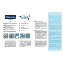 Kit balai mains sèches Starwax compatible clic système