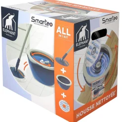 Kit de lavage Smarteo Elephant 1 balai + 1 housse + 1 seau