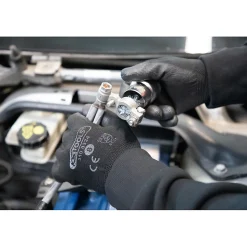 KS Tools - 700.1197 - Brosse de nettoyage pour cosses de batterie, 120 mm