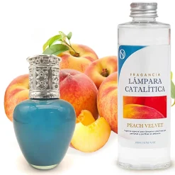 Lampe catalytique Aqua Marina + Parfum Peach Velvet 200 ml - Élimine les mauvaises odeurs, parfume et améliore la qualité de l'air