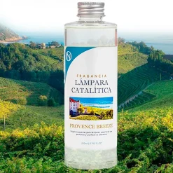 Lampe catalytique Aqua Marina + Parfum Provence Breeze 500 ml - Élimine mauvaises odeurs, parfume et améliore qualité de l'air