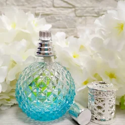 Lampe catalytique Blue Diamonds + Parfum Caribbean Passion 200 ml - Élimine mauvaises odeurs, parfume et améliore qualité de l'air