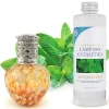 Lampe catalytique Drops Orange + Parfum Mountain Mint 200 ml - Élimine mauvaises odeurs, parfume et améliore qualité de l'air