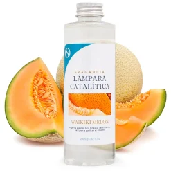 Lampe catalytique Drops Orange + Parfum Waikiki Melon 200 ml - Élimine mauvaises odeurs, parfume et améliore la qualité de l'air