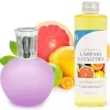 Lampe catalytique Fuchsia Mat + Arôme Winter Citrus 200 ml - Élimine les mauvaises odeurs, parfume et améliore la qualité de l'air