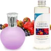 Lampe catalytique Fuchsia Mat + Arôme Summer Fruits 500 ml - Élimine les mauvaises odeurs, parfume et améliore la qualité de l'air