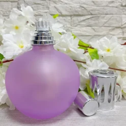 Lampe catalytique Fuchsia Mat + Parfum Cotton Clean 200 ml - Élimine les mauvaises odeurs, parfume et améliore la qualité de l'air