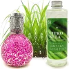 Lampe catalytique Mosaïque Fuchsia + Parfum Citronnelle 500 ml - Élimine mauvaises odeurs, parfume et améliore qualité de l'air