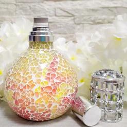Lampe catalytique Mosaïque Bicolore + Parfum Waikiki Melon 500 ml - Élimine mauvaises odeurs, parfume et améliore qualité de l'air