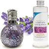 Lampe catalytique Mosaïque de minuit + Lavender Expression 200 ml - Élimine mauvaises odeurs, parfume et améliore qualité de l'air