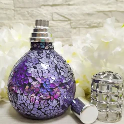 Lampe catalytique Mosaïque de minuit + Caribbean Passion 500 ml - Élimine mauvaises odeurs, parfume et améliore qualité de l'air