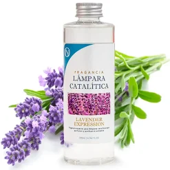 Lampe catalytique Mosaïque Noir + Lavender Expression 500 ml - Élimine mauvaises odeurs, parfume et améliore qualité de l'air