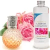 Lampe catalytique Orange Diamonds + Parfum Bed of Roses 500 ml - Élimine mauvaises odeurs, parfume et améliore la qualité de l'air