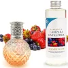 Lampe catalytique Orange Diamonds + Parfum Summer Fruits 500 ml - Élimine mauvaises odeurs, parfume et améliore qualité de l'air