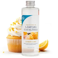 Lampe catalytique Orange Diamonds + Parfum Lemon Cake 500 ml - Élimine mauvaises odeurs, parfume et améliore la qualité de l'air