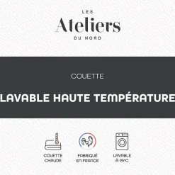 Les Ateliers du Nord - Couette Chaude Lavage Haute Température 220x240cm