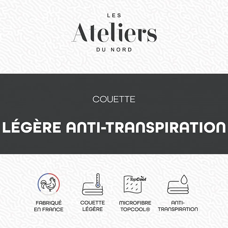 Les Ateliers du Nord - Couette Légère et Anti-transpiration 200x200cm