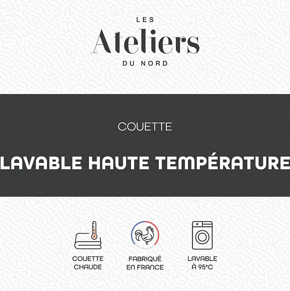 Les Ateliers du Nord - Couette Chaude Lavage Haute Température 240x260cm