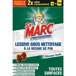 Lessive gros nettoyage à la résine de pin St marc professionnel toutes surfaces 1kg