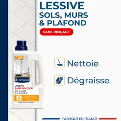 Lessive gros travaux sans rinçage Starwax 1L